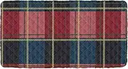 Merry Christmas Buffalo Plaid Check Travel Toddler Bed Sheet Waterproof Cot Sheet for Foldable Toddler Bed for Kids Baby Travel 50'' x 25'' (Sheet,Bed Not Included)