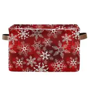 Christmas Basket Box Large Foldable Christmas Storage Basket with Handles Chr