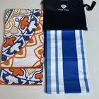 2 Pack Microfiber Beach Towel, Oversized Microfiber Pool Towel 75”X 35”, Sand-Fr
