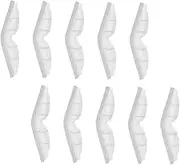 STOBOK 3sets Nose Bridge for Glasses White Silicone Nose Pads Mask Accessories Safe 20pcs*3