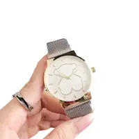 在飛比找蝦皮購物優惠-2024新款DW英倫風網帶時尚潮流鋼帶水鑽腕錶手錶女ins手