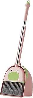 Toddler Broom Set, Kids Cleaning Combo, Educational Play Set, Broom and Dustpan, Lightweight Handle, Easy-to-Use Design, for Home or Kindergarten Learning Activities, 7.28x5.12x22.05 in