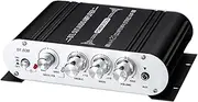 Mini Audio Power Amplifier, Audio Amplifier, Stable, Strong Bass Reinforcement Function, Mini-subwoofer Amplifier for Telephone Computers