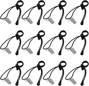 Mudder Backdrop Background Clips Holder for Photo Video Studio, 12 Pack, Black