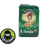 Bambi (1942) - Book 4” Faux Leather Zip-Around Wallet "New"