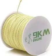 9KM DWLIFE 70lb~2000lb 100% Braided Kevlar Cord for Flying Fishing Camping Survival Outdoor