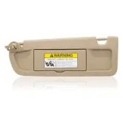 Interior Front Left Sun Visor with Make-up Mirror Gray for Honda Civic 2006-2011 (for: Honda Civic)