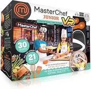 Abacus Brands VR Gift Box - MasterChef Presents Vr MasterChef Junior! – Virtual Reality Kids, Book and Interactive Learning Activity Set, Ages 8+ (Full Version - Includes Goggles)
