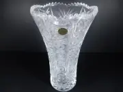Cristal d'Arques Chesnay Crystal Clear 24% Genuine Lead Crystal Vase 11” France
