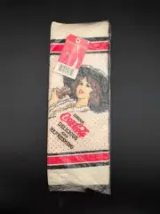 Vintage Coca-Cola Drink hand towel,Cloth Lady With A Coke,NWT