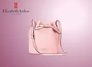 Elizabeth Arden Pink Drawstring Tote Purse Bucket Crossbody Bag NEW!