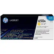 Genuine HP 650A CE272A Yellow Toner Cartridge 15,000 Prints