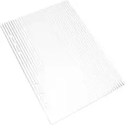 ERINGOGO DIY Acrylic Binder Sleeve Notebook Cover 6 Hole Planner Diary Binder Jacket for School