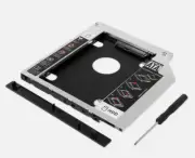 HDD Universal CD/DVD Caddy 12.7mm SATA to SATA Hard Drive Adapter For Laptop