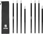 OneTigris Lightweight Tent Poles, 2pc/set, 7075 Aluminum Alloy, Adjustable & Extendable