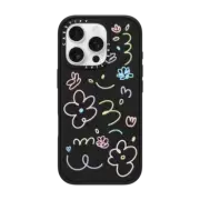 iPhone 16 Pro Impact Case Transparent Flowers