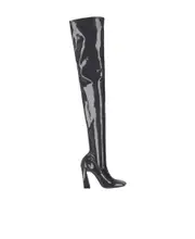 thick heel boots 37.5,37,39 Black