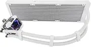 Thermalright FW360 X White CPU Water Cooler with 2000RPM,IPS LCD Screen with 320 * 240 Resolution,Liquid CPU Cooler with 2.4in LCD Display,CPU PC Aio for AM4/AM5/Intel LGA1851/1700
