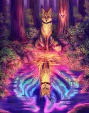 5D Diamond Painting Spirit Fox Kit