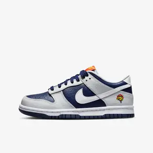 NIKE 休閒鞋 NIKE DUNK LOW BG 中大童 FN6968025 灰藍 現貨 廠商直送