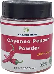 Organic Cayenne Pepper Powder, Ground, 8oz, Pure, Non-GMO, Kosher