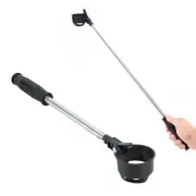 Retractable Stainless Steel Shaft Scoop Telescopic Ball Retriever Pick BT
