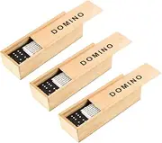 SOPOTUTU 3sets Black Set Educational Game for Family Travel-Friendly Elegant Storage Tray for Ages