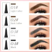 Microblading Eyebrow Pencils 4-Tips Precise Brow Contouring Make Up Waterproof