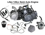 Lifan 125cc Semi Auto Engine Motor Kit Pit Dirt Bike ATV CT90 CRF70 Atomik 110cc