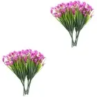 2 Count Fake Plant Stems Faux Olive Branches Artificial Flower