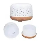 300ml LED Essential Oil Diffuser Humidifier Wood Grain Aromatherapy Purifier