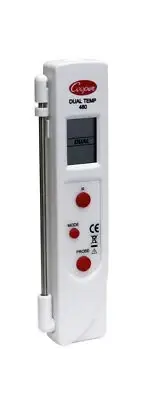 Cooper-Atkins 480-0-8 DualTemp Infrared Thermometer and Probe, 67°F to 636&