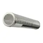 Round BBQ Grill Hot Cold Smoking Mesh Tube Smoke Generator Stainless Steel4255