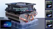Phenom X6 X4 X2 CPU Cooling Fan - Near-Silent for AMD SOcket 939 AM3 AM2 CPU New