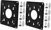 Homoyoyo 2Pcs Monitor Mount Bracket for PC Screens Sturdy Cold Rolled Steel Design for Home Office and Gaming Efficient Cable Management for Tidy Workspace