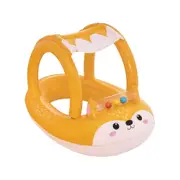 Kids Inflatable Fox Swim Float Floating Seat Canopy Pool Toys 94x66CM
