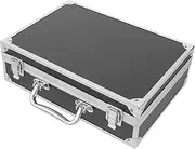 TEHAUX Portable Tool Box Aluminum Alloy Storage Case for Men Durable Briefcase with Sponge Lining for Tools Files Instruments Lightweight Stylish Design