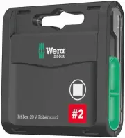 Wera 05057790001 Bit-Box 20 V Robertson 2