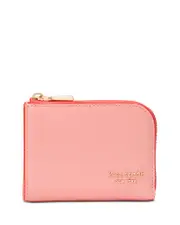 kate spade new york Devin Saffiano Leather Zip Card Case