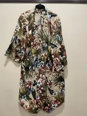 Autograph 20 multicoloured floral jungle kimono jacket short sleeve NWT Plus