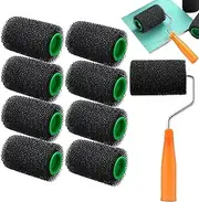 Rolling Brush for Wall Coating - Texture Paint Roller | | Multifunctional Anti-Slip Textured Roller for Kitchen, Bathroom, Wall Painting, Truck Coating