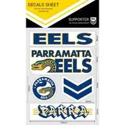 NRL Eels Workmarks Decals Sheet - N-DSWM-EE