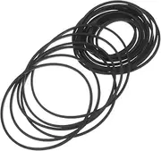 Totority 60pcs Cassette Recorder Belts 1mm Square 35-85mm Rubber for Recording Audio Devices