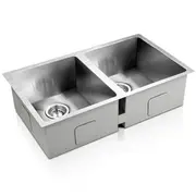 Cefito Kitchen Sink 77X45CM Stainless Steel Basin