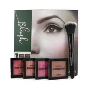 Profusion Blush Boutique Rosette Palette 5pc Set 4 Blushes With Brush