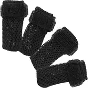 Mipcase Mittens Kids Cat Nail Gloves Cat Paw Protector Cat Feet Covers 4Pcs Cat Foot Cover Anti- Scratch Cat Claw Caps for Feeding Medicine Cat Foot Covers Cat Shoes Boots Anti-Off Cat Boots Mittens