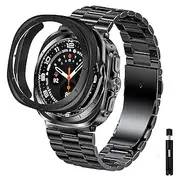 Watch Band for Samsung Galaxy Watch 7/6/5/4 40/44mm, Watch 5 Pro 45mm, Watch 6 Classic 43/47mm, Watch 4 Classic 42/46mm Watch Ultra 47mm Stainless Steel Repla