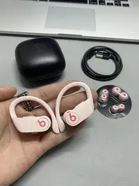 在飛比找Yahoo!奇摩拍賣優惠-【千代】正品 Powerbeats pro 櫻花粉