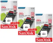 Sandisk Ultra 16GB 32GB 64GB 128GB 80MB/s Micro SD SDHC SDXC Class 10 Phone AU