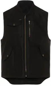 Rokker Ranger Vest 2 Motorcycle Vest, black, Size M for Men
